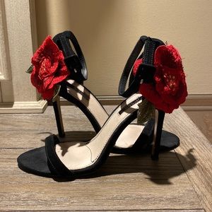 Top shop floral heels